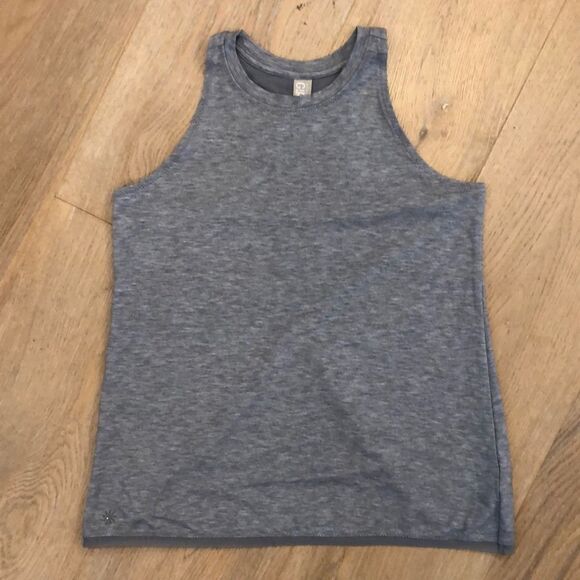 Athleta Other - Athleta Girl Gray Tank Top with Mesh open back detail (L/12)